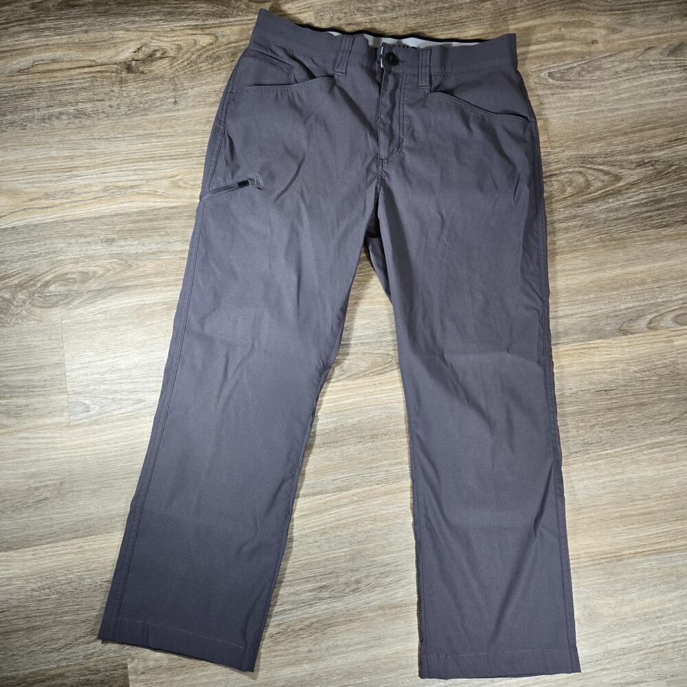 Orvis Trek Pants Mens 32x30 Gray Classic Lightweight Stretch 5 Pocket Hiking